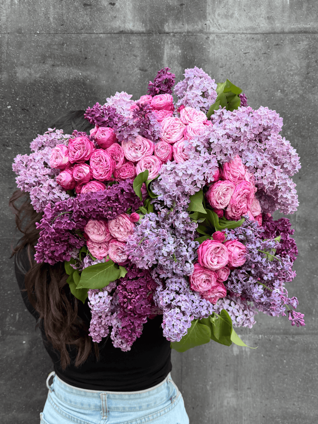 Elegant Lilac Bouquet - Soft Pink Rose Flowers - New arrival flower bouquet by Flowers Theory florist in Yerevan