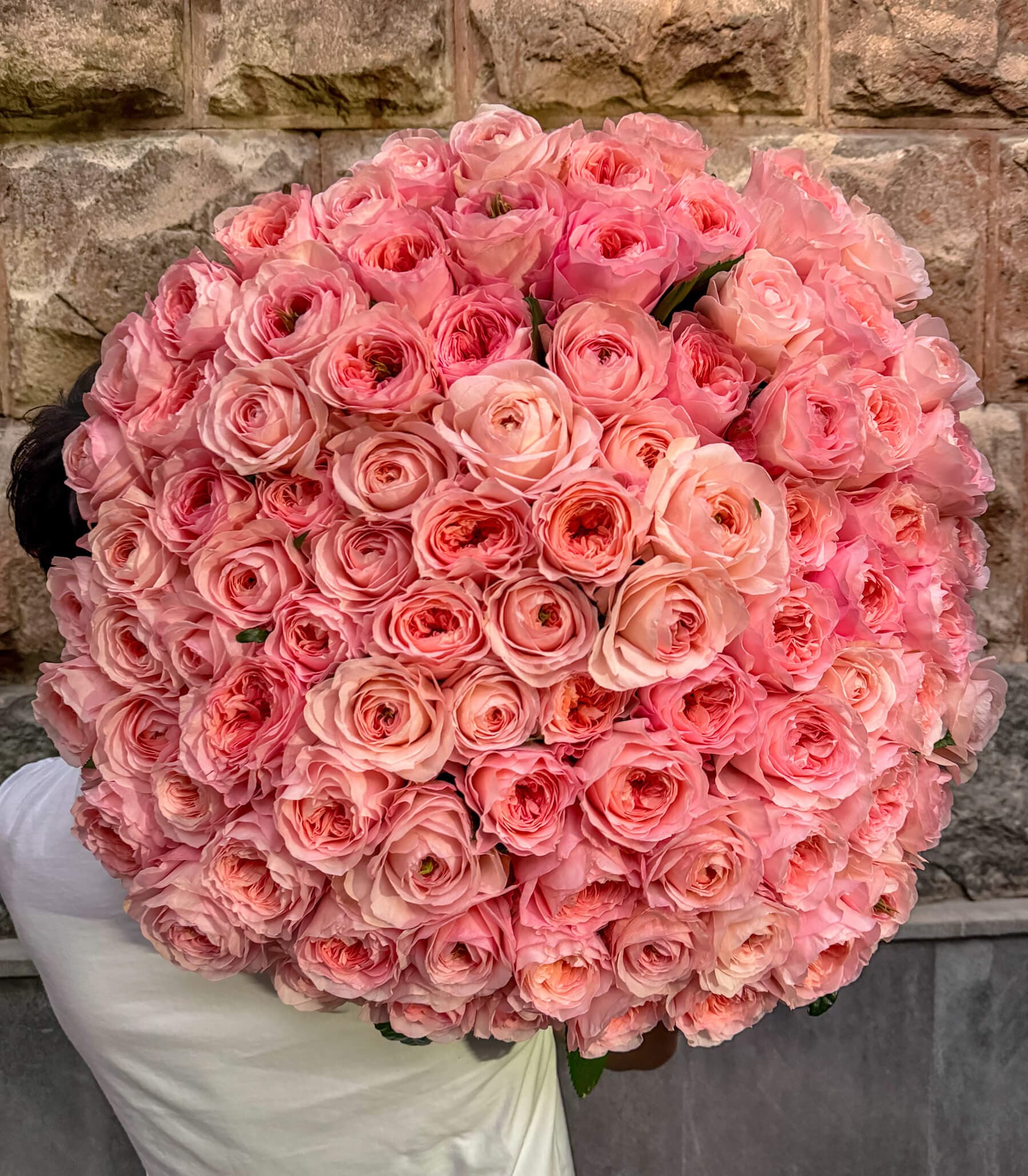 121 Pink Roses Bouquet, 80 cm - Elegant Luxury Gift